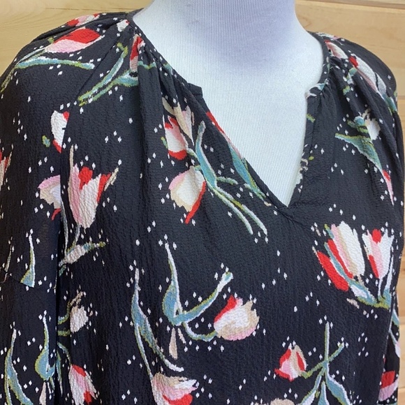 Rebecca Taylor Tulip Silk Blouse Sz. 2 - Picture 2 of 9